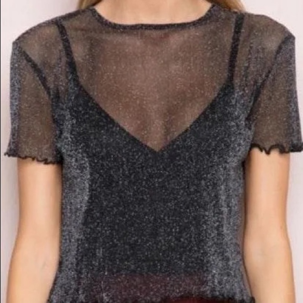 Brandy Melville Glitter Top